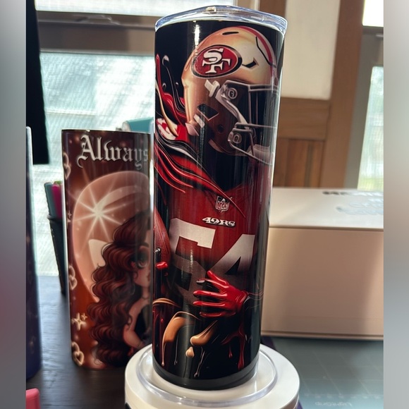 Honemade Other - NFL Team Logo Tumbler - Red and Black